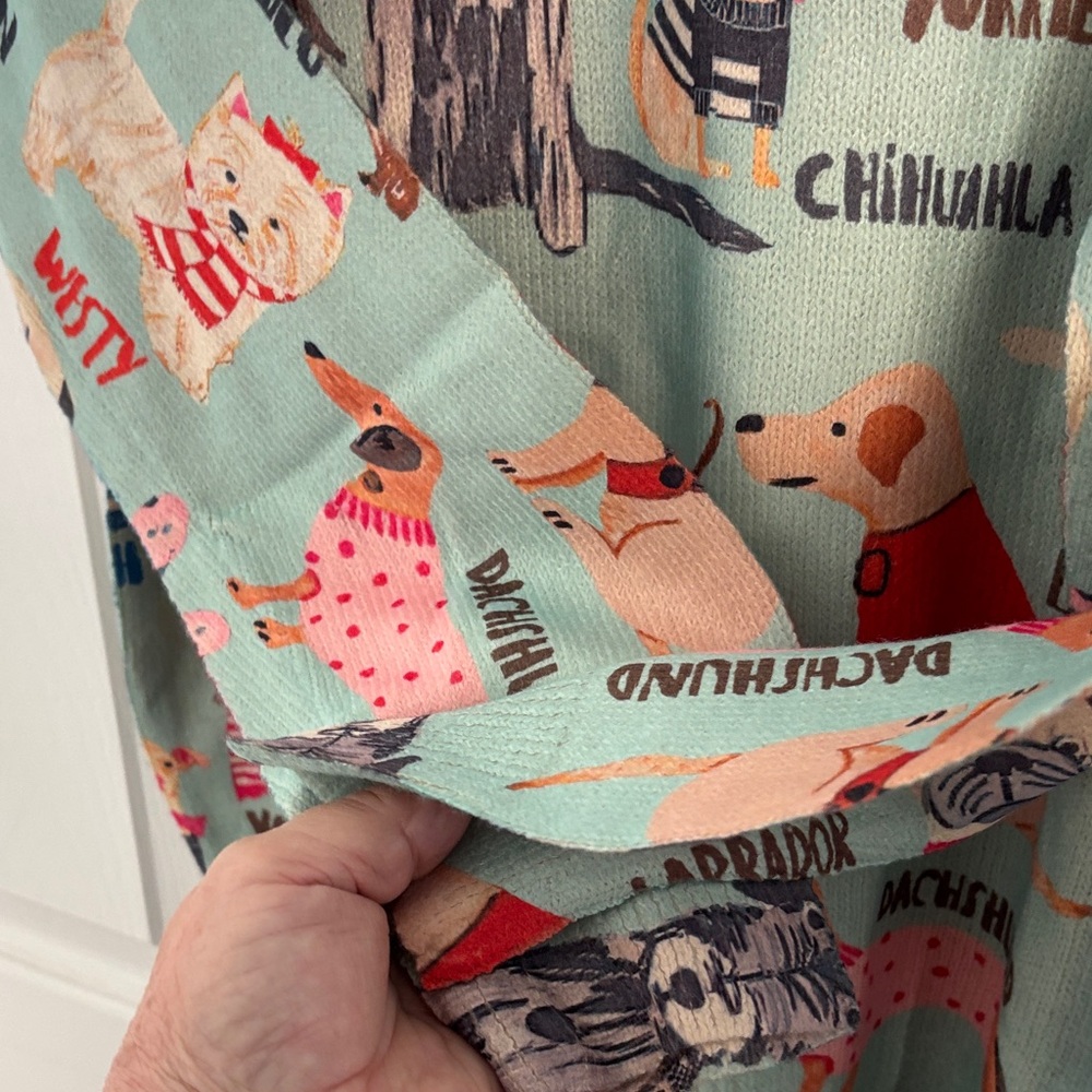 Dog Print Women's Top - Picture 11 of 13